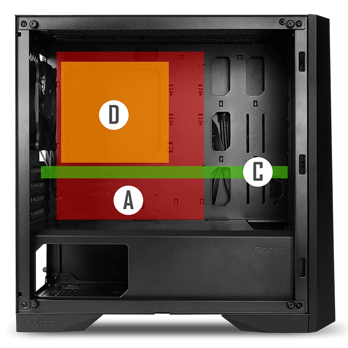 BOÎTIER PC ANTEC DP301M WINDOW Mini Tour M-ATX/ITX